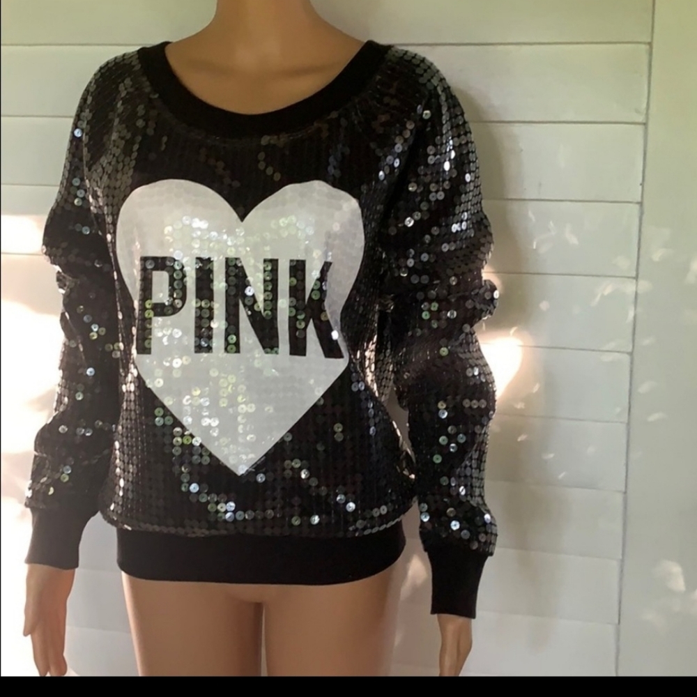Victorias secret PINK sequin sweater